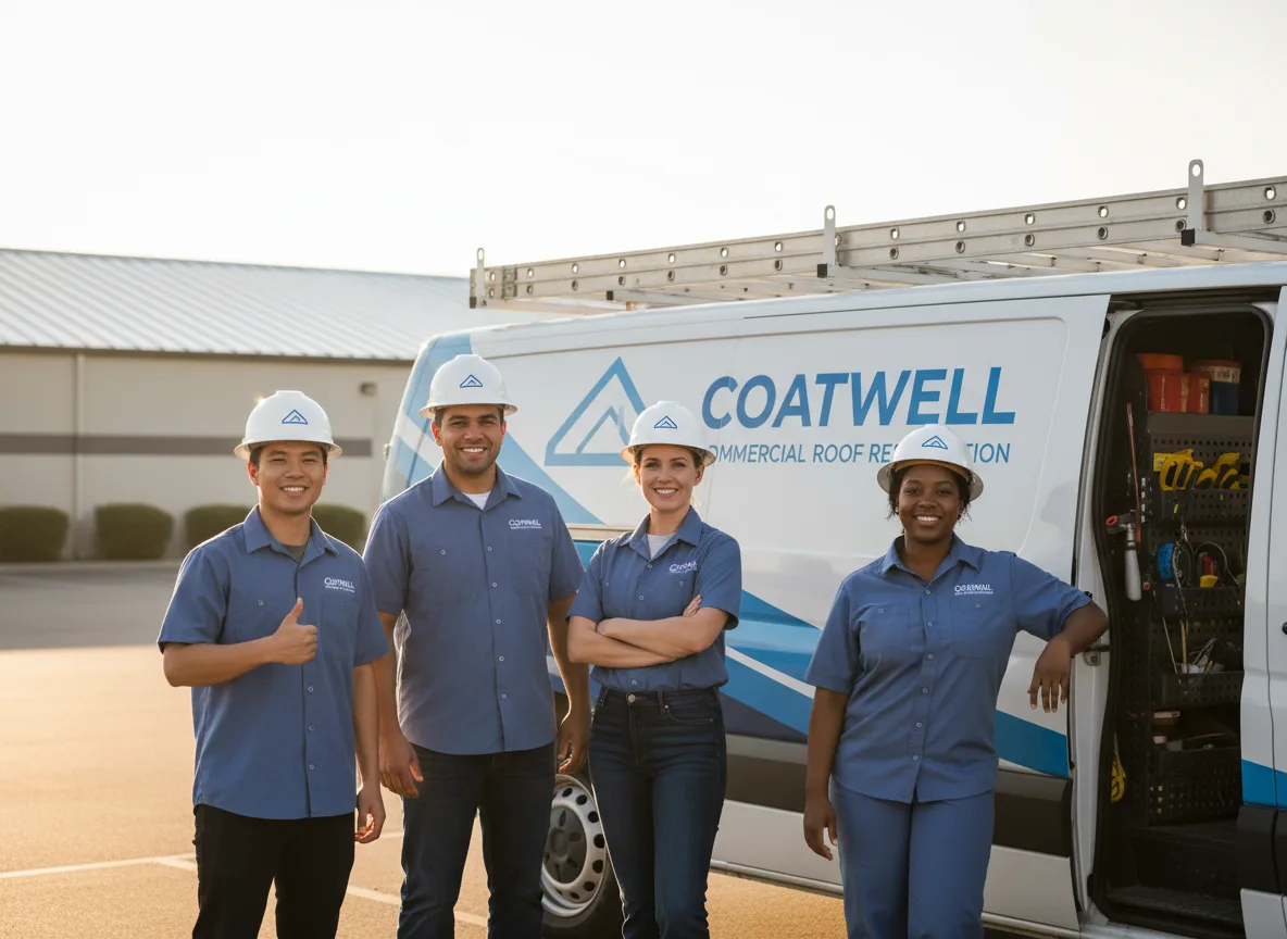Commercial roof coating company in Crowley, TX